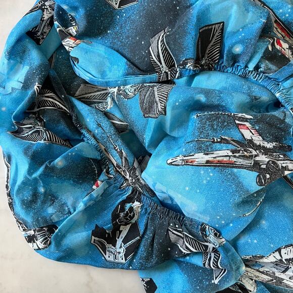 Vintage Y2K Star Wars Millennium Falcon Print Twin Fitted Sheet - Picture 6 of 8